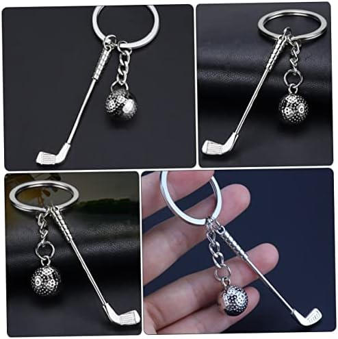 3PCS Golf Ball Keychain Set for Golf Enthusiasts