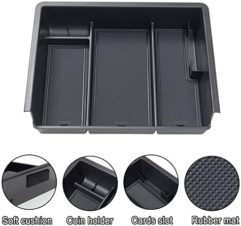 JKCOVER Center Console Organizer for Chevy Silverado GMC Sierra 2014-2018