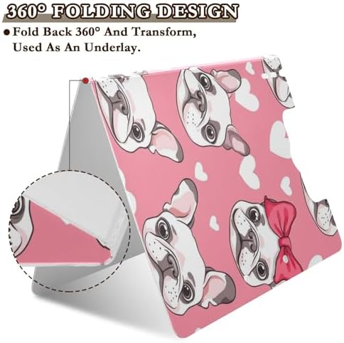 Kcldeci Clipboard Folder with French Bulldog Design