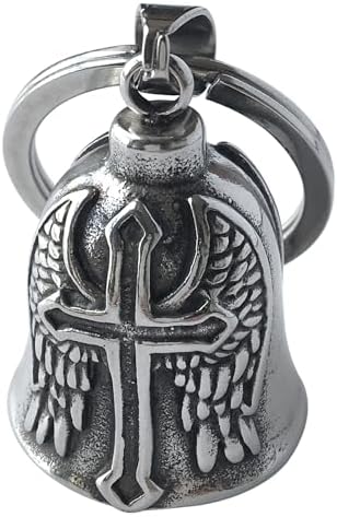 Guardian Bell Motorcycle Keychain for Men - Stylish and Durable