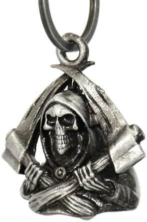 Milwaukee Leather Motorcycle Good Luck Bell Key Chain