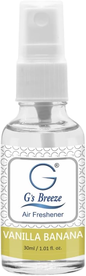 Gs Breeze Vanilla Banana Air Freshener - Sweet Long-Lasting