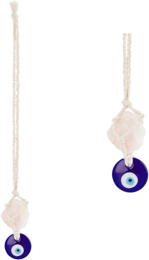 WEBEEDY Evil Eye Car Charm Set 2 Pcs
