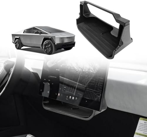 BestEvMod Under LCD Screen Organizer for Tesla Cybertruck 2023 2024 2025