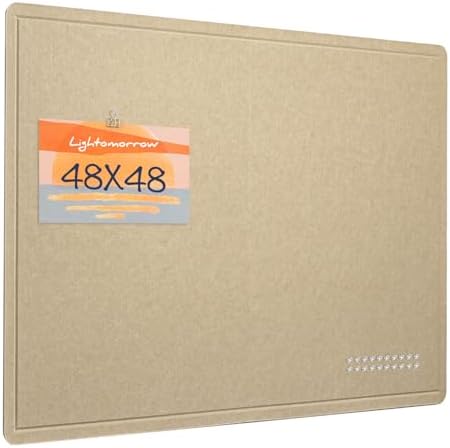Lightomorrow Large Felt Bulletin Board 48x48 Inches