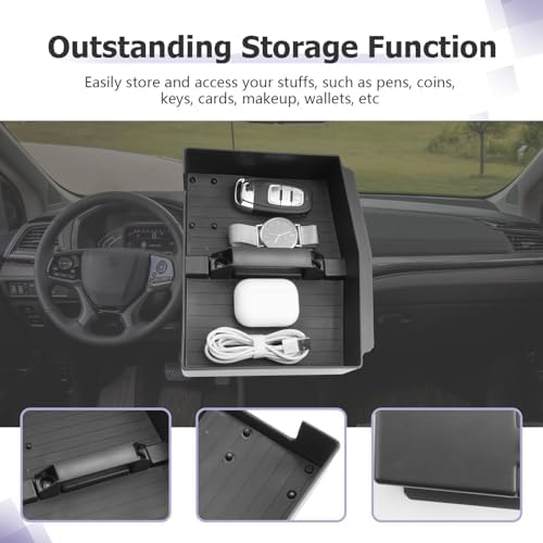 LUWU 2024 Odyssey Center Console Organizer Black