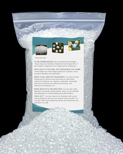 3LB Unscented Aroma Beads for Car Fresheners and Home Use