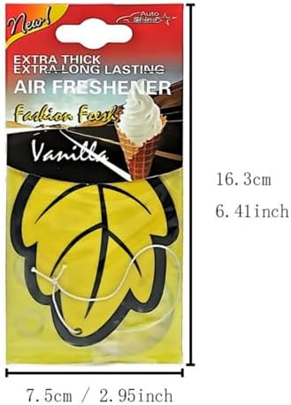 Leaf Shape Car Air Freshener Decor 6 Pcs