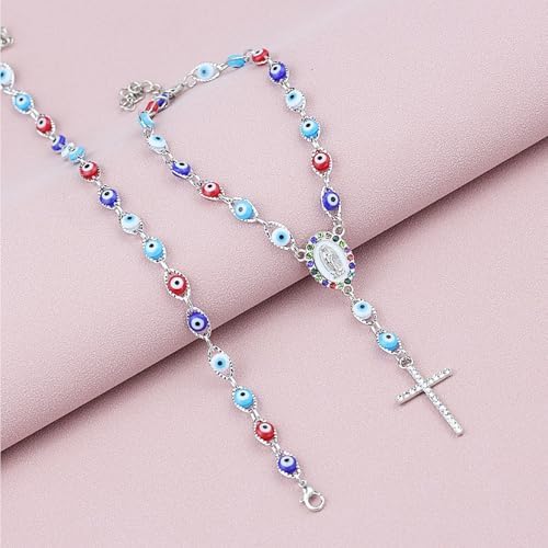 Evil Eye Cross Car Hanging Decor Accessory
