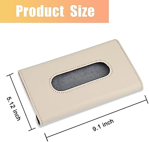 Gunhunt Car Tissue Holder with Leather Cover