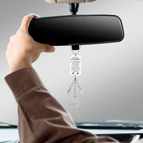 Christian Car Hanging Ornament - Faith Bible Pendant for Home and Vehicle