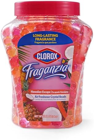 Clorox Fraganzia Crystal Beads Air Freshener Hawaiian Escape 12 Oz