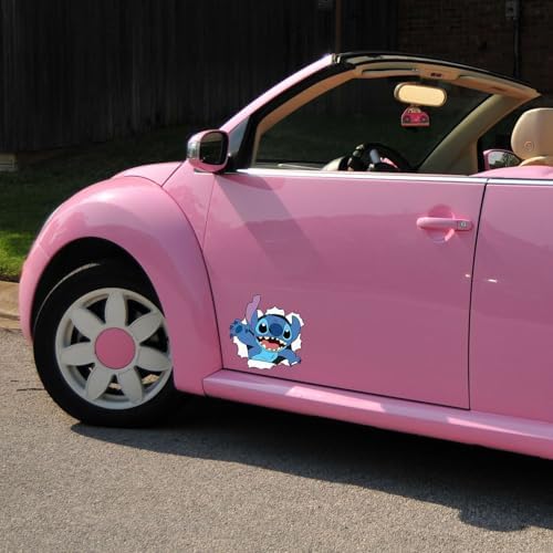 Stitch Drill Out Cartoon Vinyl Decal for Cars and More