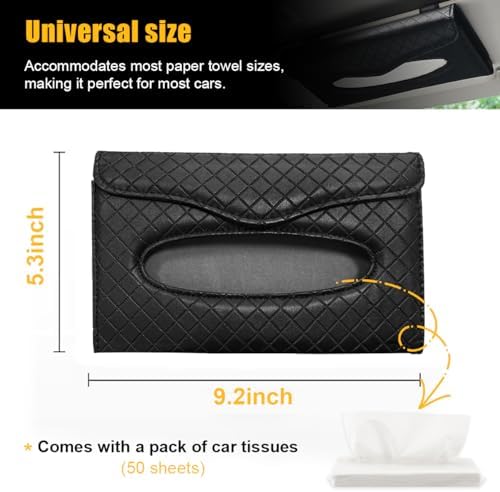 Sylvil Car Tissue Holder for Sun Visor and Seat Back
