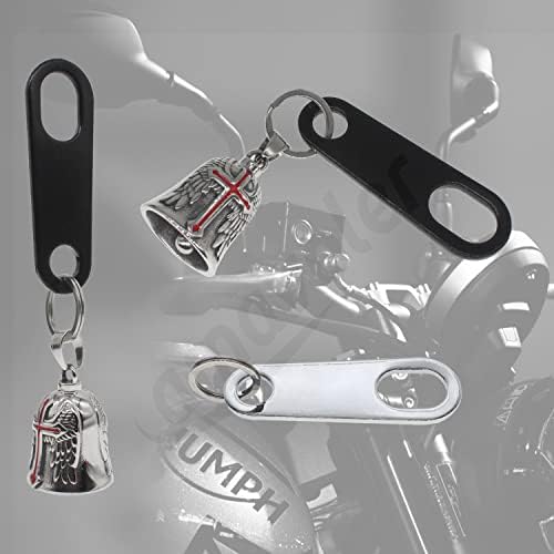 Amavoler Motorcycle Bell Hangers with Split Rings for Lucky Bells
