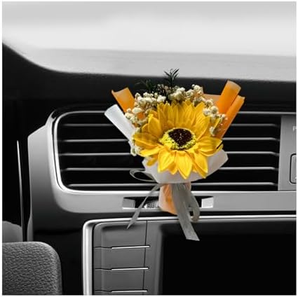 Mini Dried Flower Car Air Freshener with Clip 1