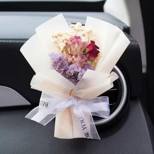Small Bouquet Car Air Freshener Vent Clip Decor