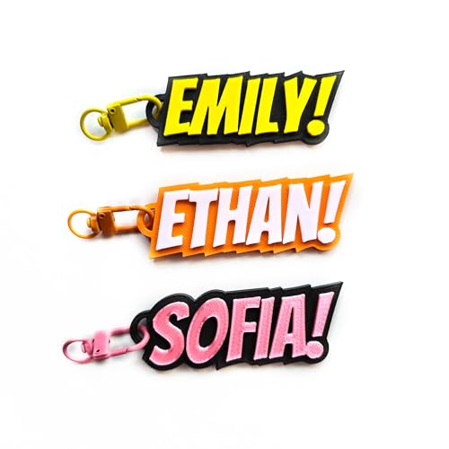 Iristy Name Keychain Custom Kids Name Tag