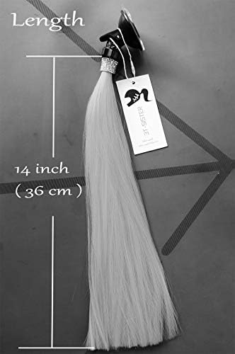Crystal Pigtails 14 Inch for Helmet Decoration