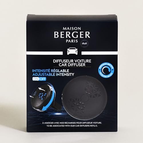MAISON BERGER Adjustable Car Air Freshener Vent Clip Diffuser Set Black