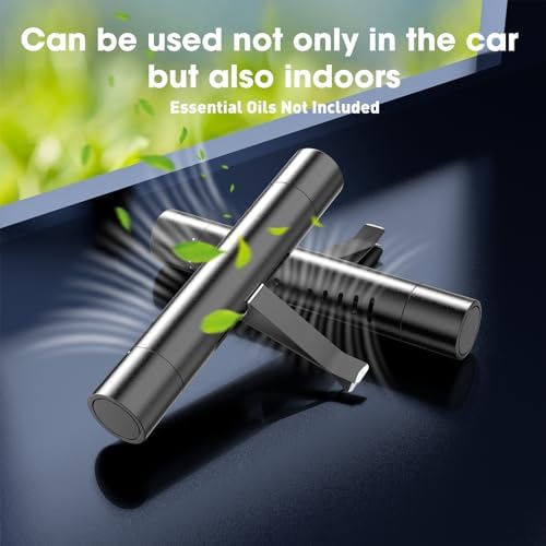 Home-Cloud 2 Pack Car Air Freshener Clips with 12 Refill Sticks