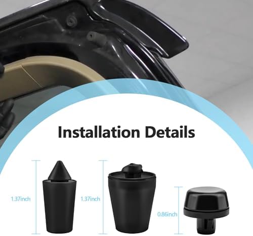 Rear Door Rubber Stop Cushion for Toyota RAV4 2009-2012