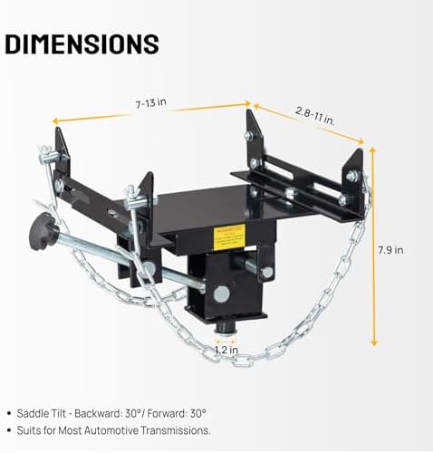 TUFFIOM Floor Jack Transmission Adapter 1100 Lbs