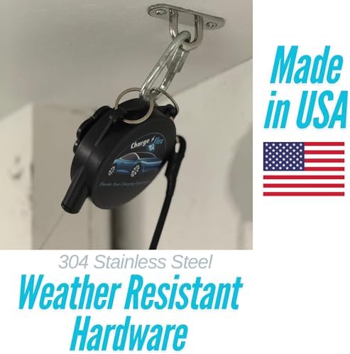 ChargeFlex with GlideTrack - Universal EV Retractable Cable Organizer