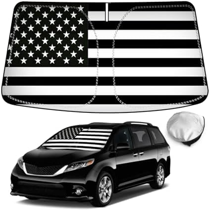 Bestview Windshield Sun Shade Custom Fit for 2011-2020 Toyota Sienna