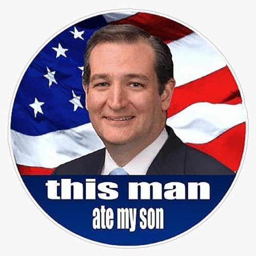 This Man Ate My Son Bumper Sticker 5 Inch