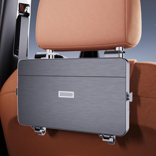 3-in-1 Car Headrest Backseat Organizer with Cup Holders and Hooks