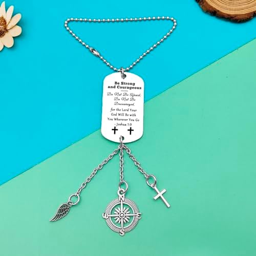 Christian Car Hanging Ornament - Faith Bible Pendant for Home and Vehicle