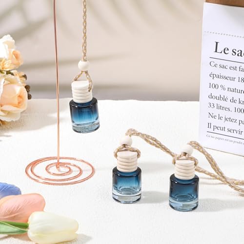 50 Pcs Cylinder Glass Air Freshener Bottles