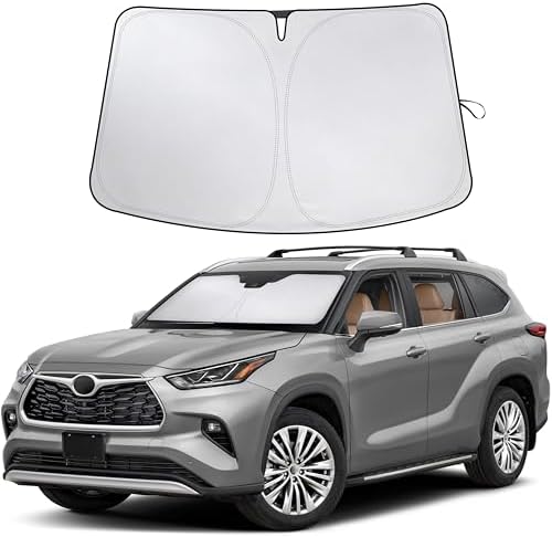 EcoNour Sunshade Windshield Cover for Toyota Highlander 2020-2025
