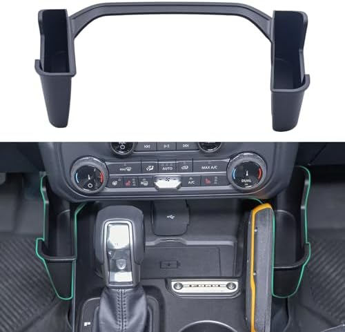 TOPINSTALL Gear Shifter Organizer for Ford Bronco 2021-2025