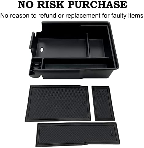 EVTIME Center Console Organizer for Hyundai Palisade 2020 2021 2022 Black