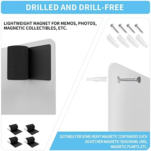 177 x 118 White Metal Magnetic Board