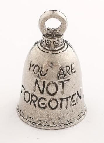 Guardian Bell Good Luck Bell with Keyring and Black Velvet Bag