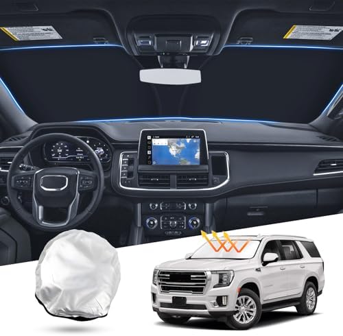 Custom Fit Windshield Sun Shade for 2021-2025 GMC Yukon XL