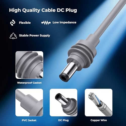 Starlink Mini Car Charger 164FT Gray Cable