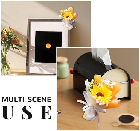 Dried Flower Bouquet Vent Clips for Car Air Freshener