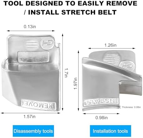 2 PCS Stretch Belt Tool Set for Cars and Trucks