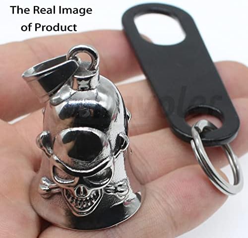 Motorcycle Bell with Metal Hanger for Luck and Safety