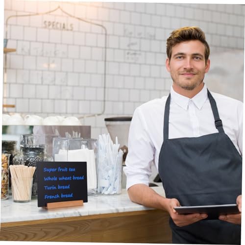 Zerodeko 2pcs Mini Chalkboard Signs with Easel Stands