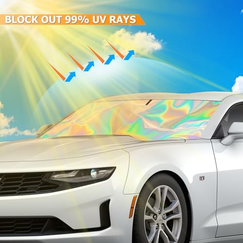 Bestview Windshield Sun Shade for Chevy Camaro 2016-2023