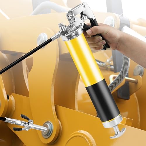 Haojili Grease Gun Kit 8000 PSI Heavy Duty Pistol Grip