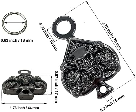 Candrame Motorcycle Bell Hanger with Split Rings