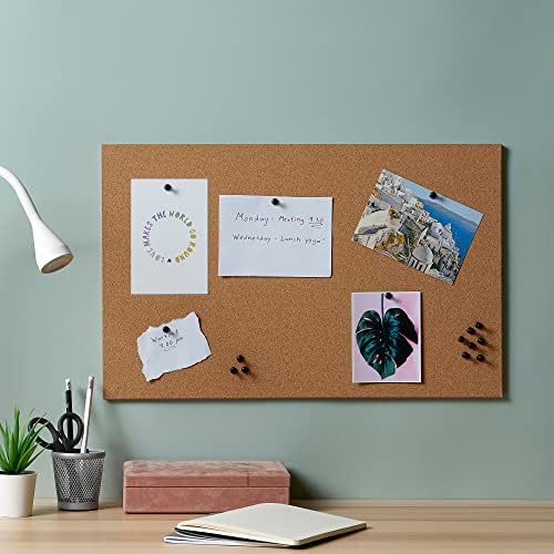 IKEA FLNSA Memo Board With Pins 52x33cm Cork