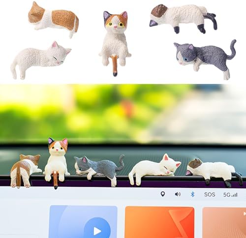ONEPEACE Mini Cat Car Accessories Set 5 Pcs