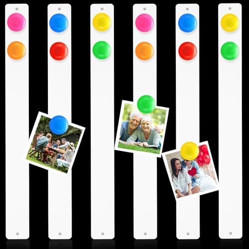 18 Pcs Magnet Bulletin Board Strips Frameless Stainless Steel
